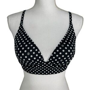 VICTORIA’S SECRET / Black & White Polkadot Bra Top / 34B / NWT / Retro Goth Emo